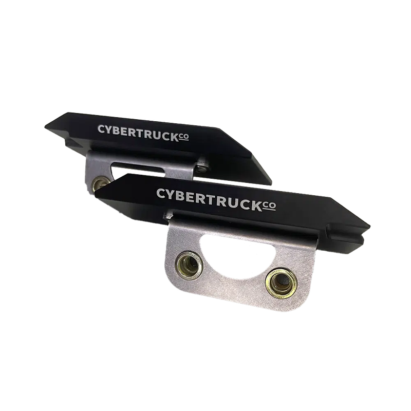 Tesla Cybertruck Billet Aluminum Mirror Delete Kit, 2-Piece Set, 2024-2025