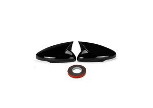 Mustang Mach-E ABS Gloss Black Exterior Side Mirror Cover Trim, 2021-2024