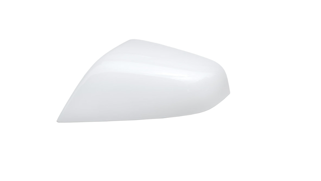 Tesla Model S Left Outside Mirror Skull Cap, Pearl White, 2012-2021