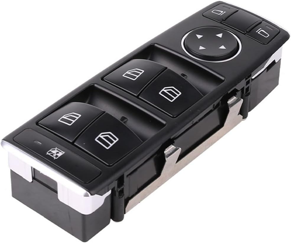 Tesla Model S, X Front Left Master Power Window Switch, W/O Folding Mirror 2012-2021