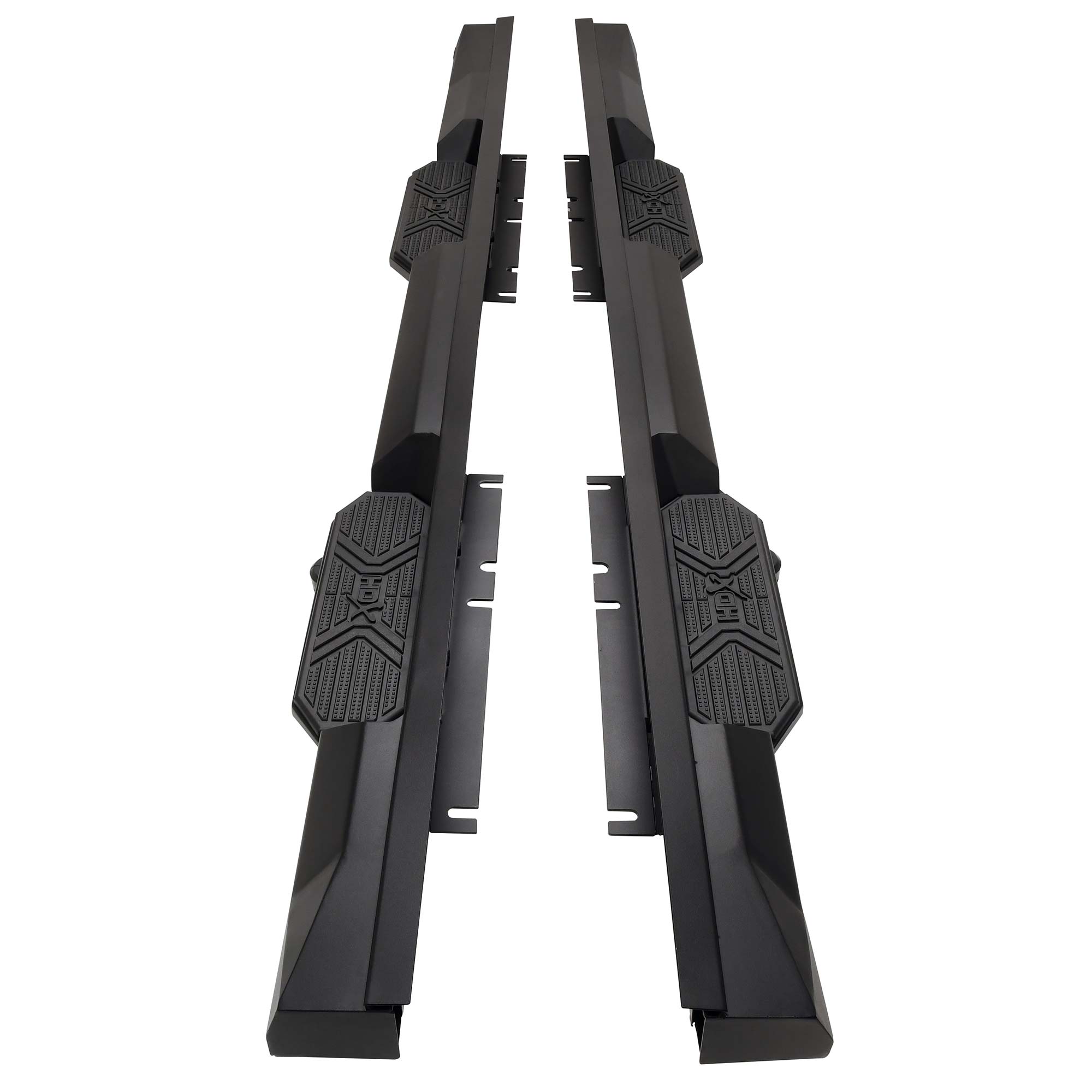 Tesla CyberTruck Xtreme Nerf Step Bars, Textured Black, 2024-2026