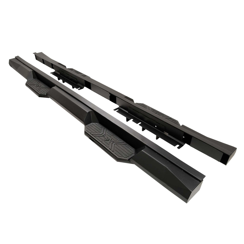 Tesla CyberTruck Xtreme Nerf Step Bars, Textured Black, 2024-2026