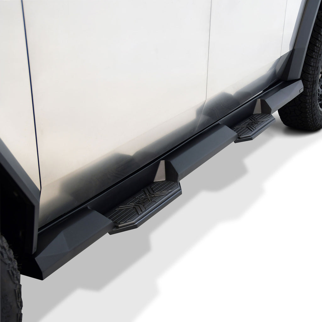 Tesla CyberTruck Xtreme Nerf Step Bars, Textured Black, 2024-2026