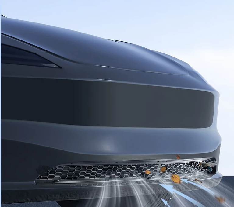 Tesla Model 3 Highland Front Grille Mesh Guard Inserts, Snap-In Installation, 2024-2025