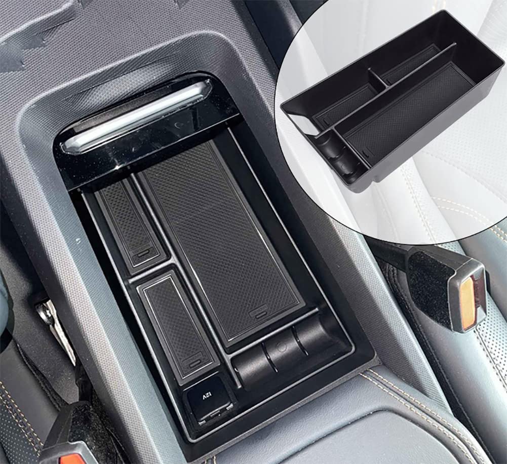 Mustang Mach-E Center Console Armrest Removable Storage Box, 2021-2024