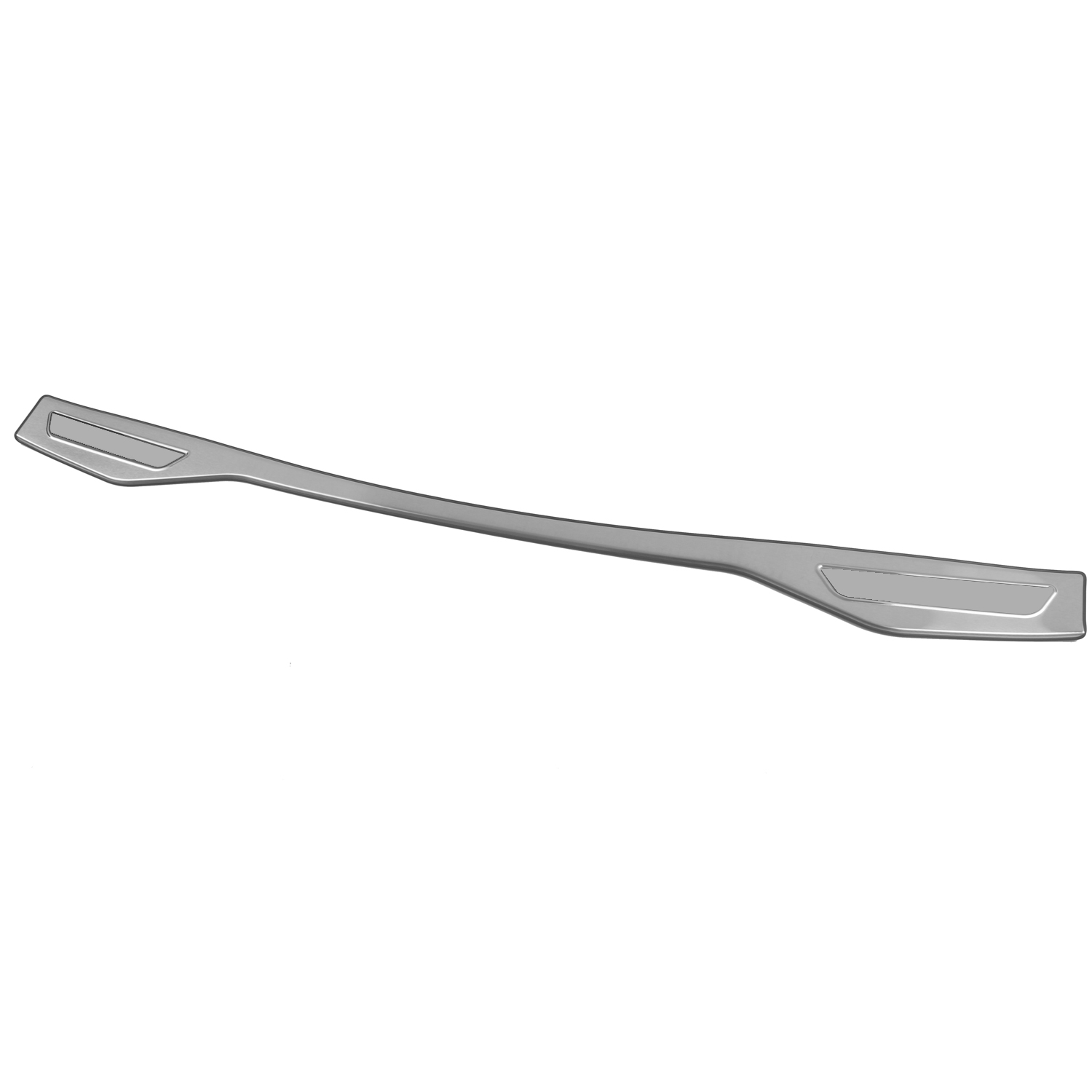 Mustang Mach-E Outer Rear Bumper Edge Cover Guard Protector Trim, Stainless Steel, 2021-2024