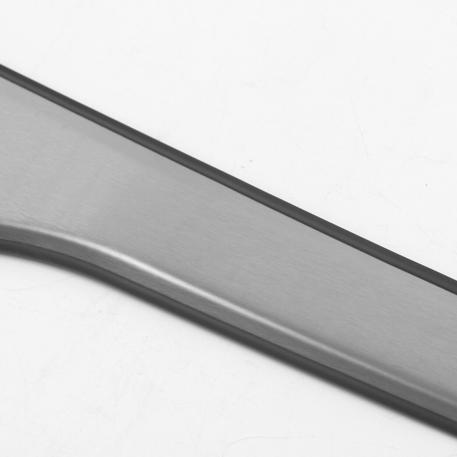 Mustang Mach-E Outer Rear Bumper Edge Cover Guard Protector Trim, Stainless Steel, 2021-2024