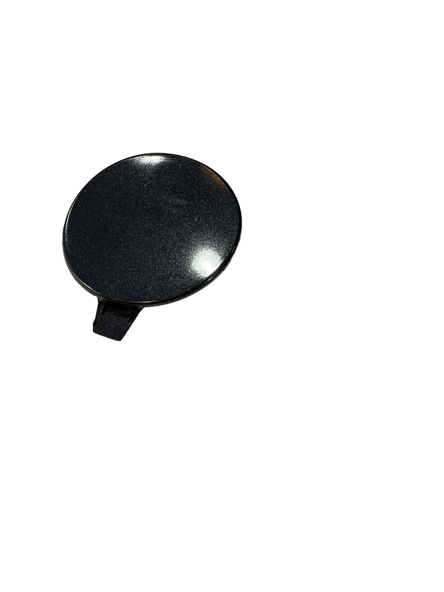 Tesla Model 3 Highland Performance Front Bumper Tow Hook Cover Cap, Stealth Gray, 2024-2026