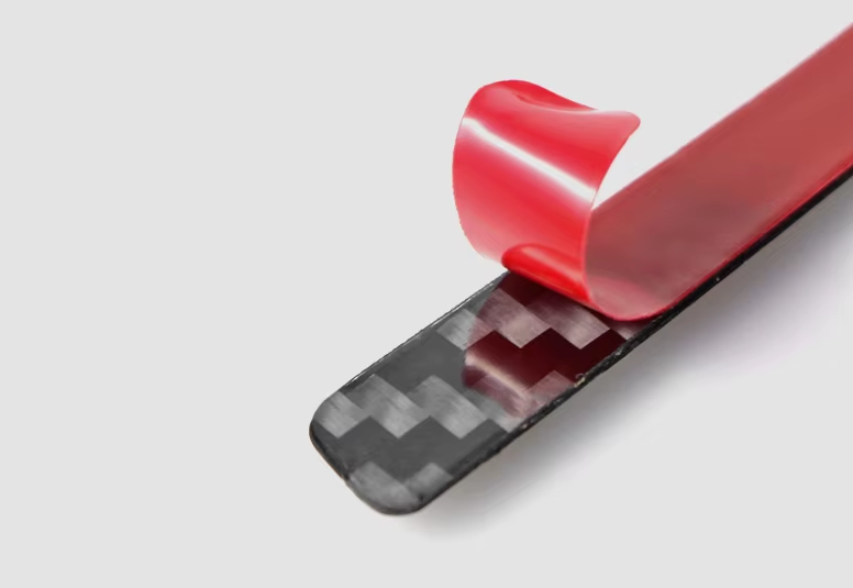 Tesla Model 3, S, X, Y Charging Port Auto Close Reminder Sticker, Black Carbon Fiber