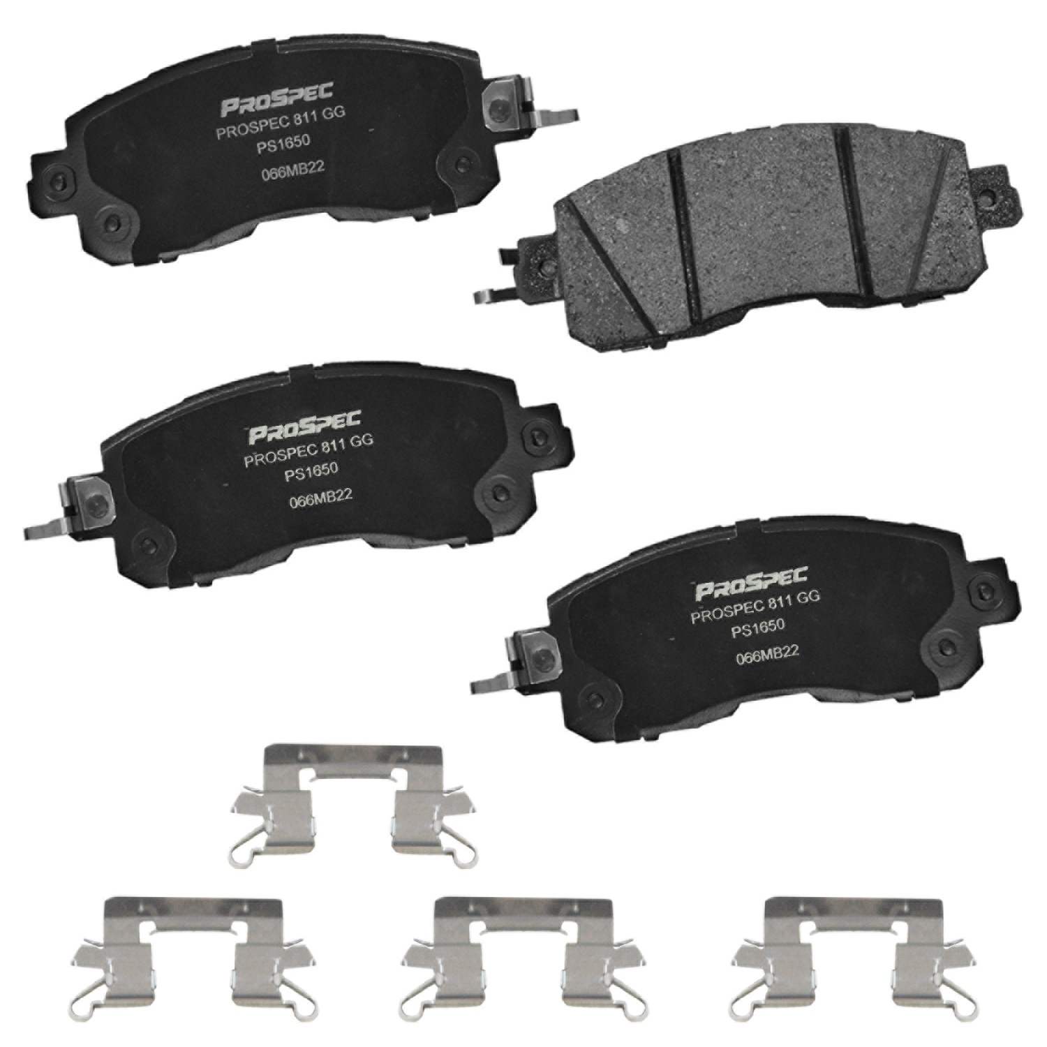 Nissan Leaf Premium Ceramic Front Brake Pads with Hardware, USA Built, 2011-2017