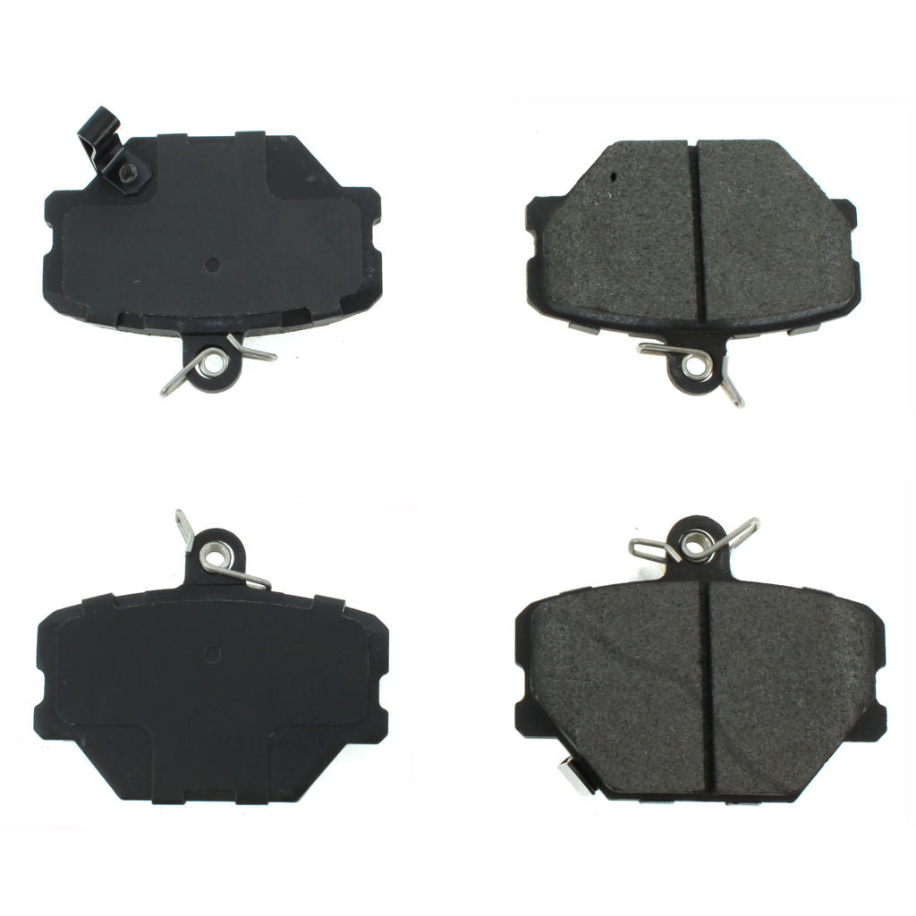 Smart Car Fortwo Posi-Quiet Semi-Metallic Front Brake Pads, 2004-2015