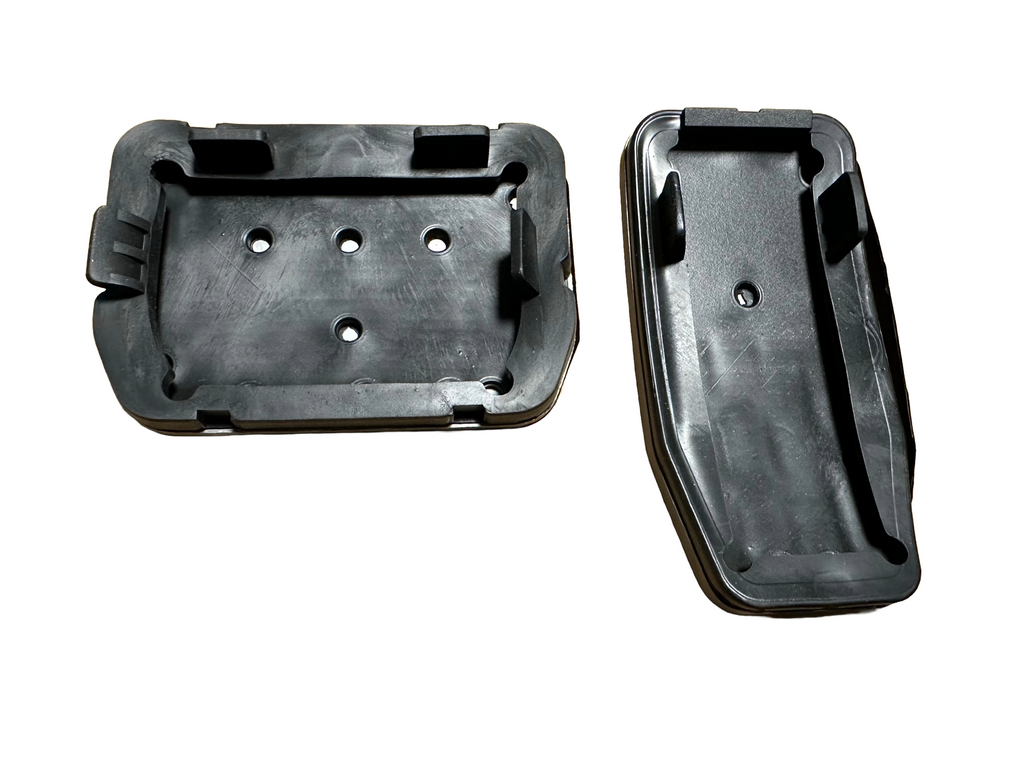 Tesla Model 3, Y Anti-Slip Accelerator & Brake Pedal Covers, Aluminum, 2017-2024