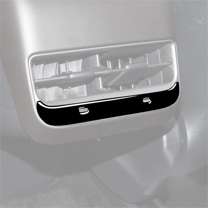 Tesla Model 3, Y Rear Vent, USB Piano Black Sticker Cover