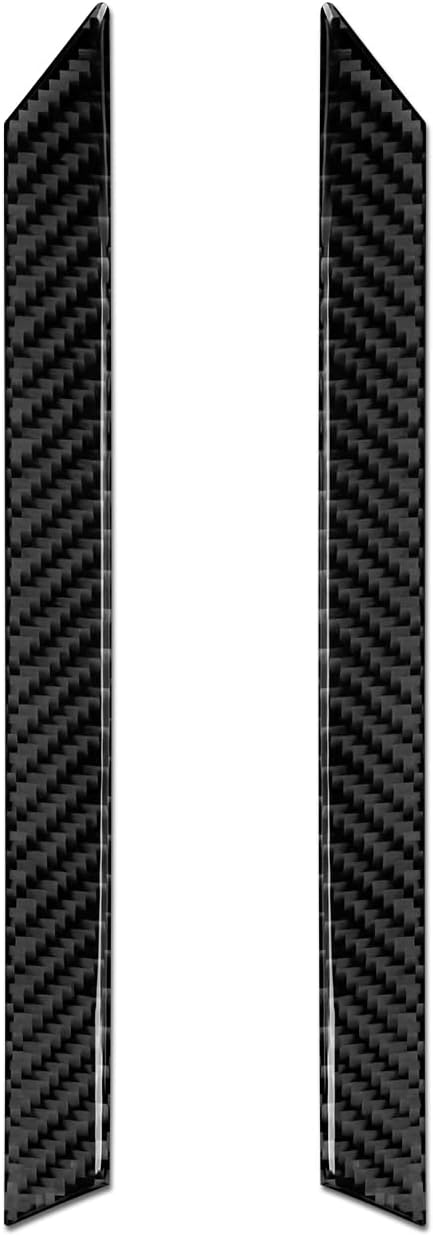  Model S Interior Rear Pillar Carbon Fiber Stickers, 2012-2020