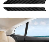  Model S Interior Rear Pillar Carbon Fiber Stickers, 2012-2020