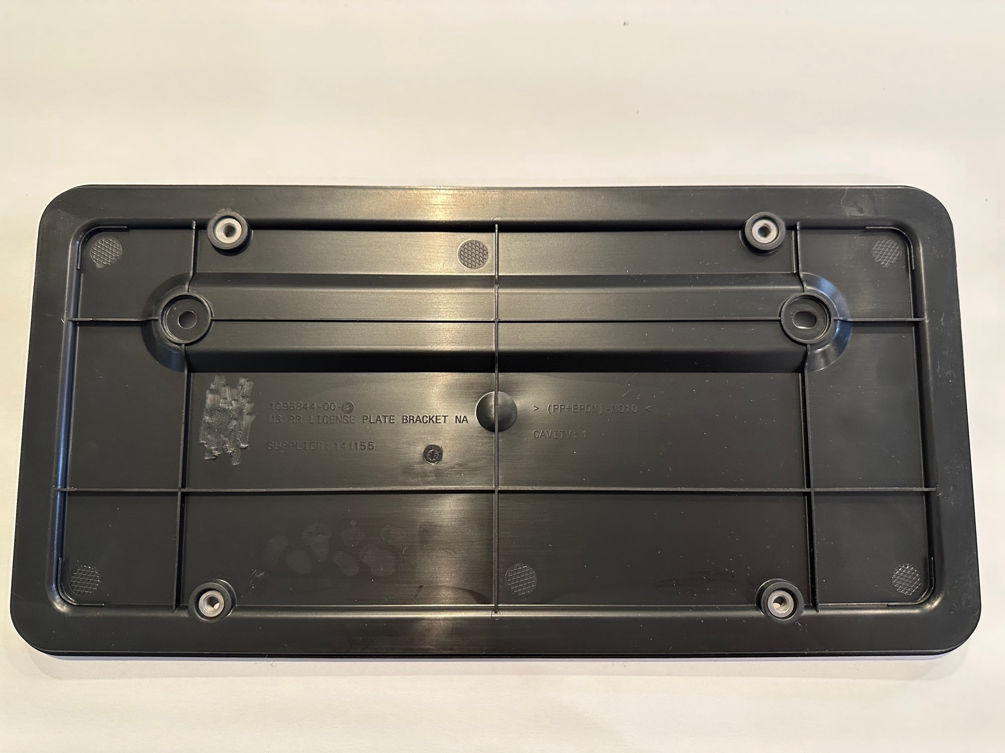 Tesla Model 3, Y Rear License Plate Bracket Assembly Frame Support Holder, 2017-2023