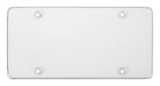 Mustang Mach-E Clear Flat Shield License Plate Cover