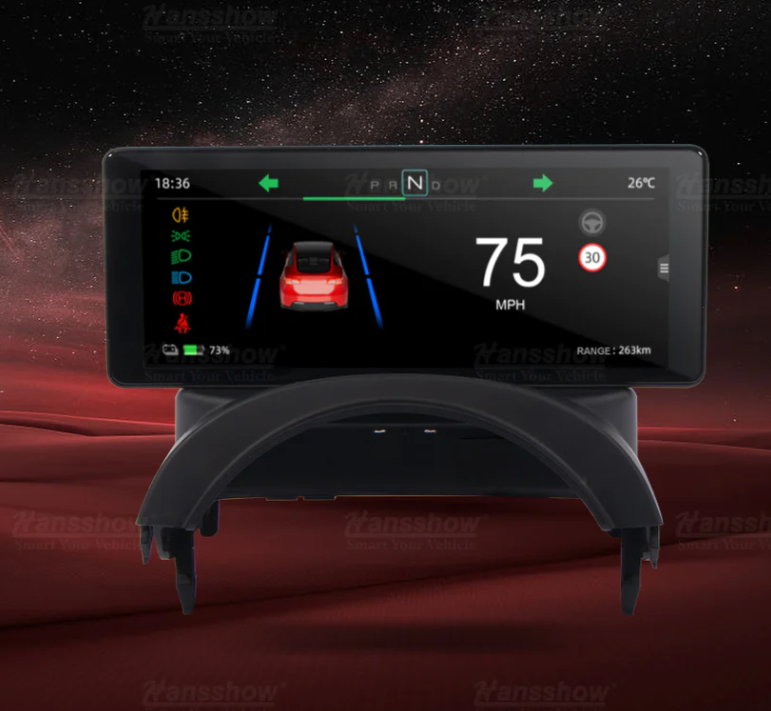 Tesla Model 3, Y F68 Carplay Dashboard Touch Screen 6.86" Display, 2017-2023