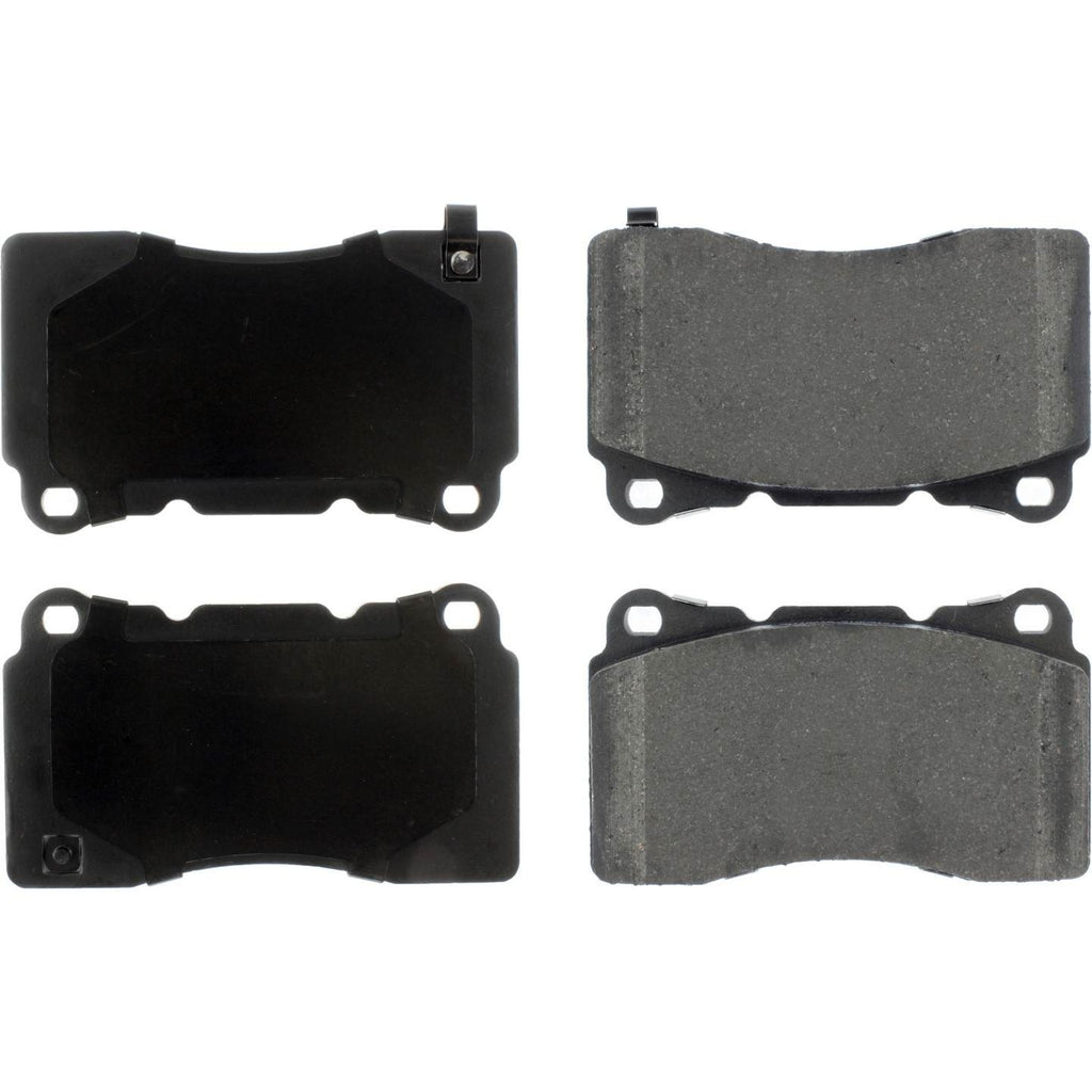 Tesla Model S Posi-Quiet Front Ceramic Brake Pads with Shims, 2017-2019