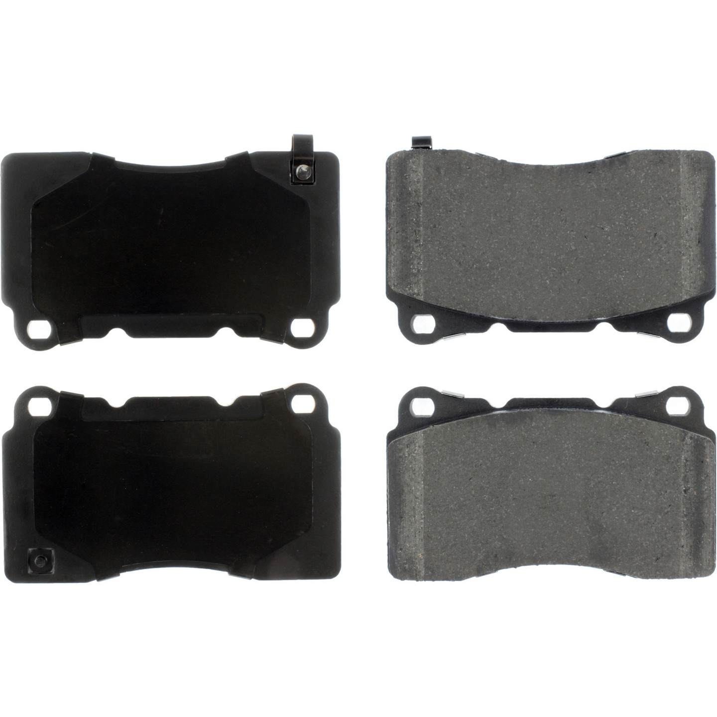 Tesla Model S Posi-Quiet Front Ceramic Brake Pads with Shims, 2017-2019