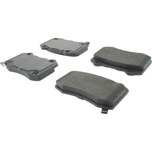 Tesla Model S Posi-Quiet Semi-Metallic Rear Brake Pads with Hardware, 2012-2019