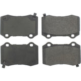 Tesla Model S Posi-Quiet Semi-Metallic Rear Brake Pads with Hardware, 2012-2019