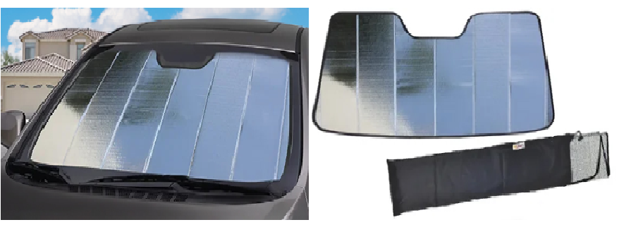 Intro-Tech Custom Premium Fold-Up Sunshade for Rivian R1S, 2022-2025