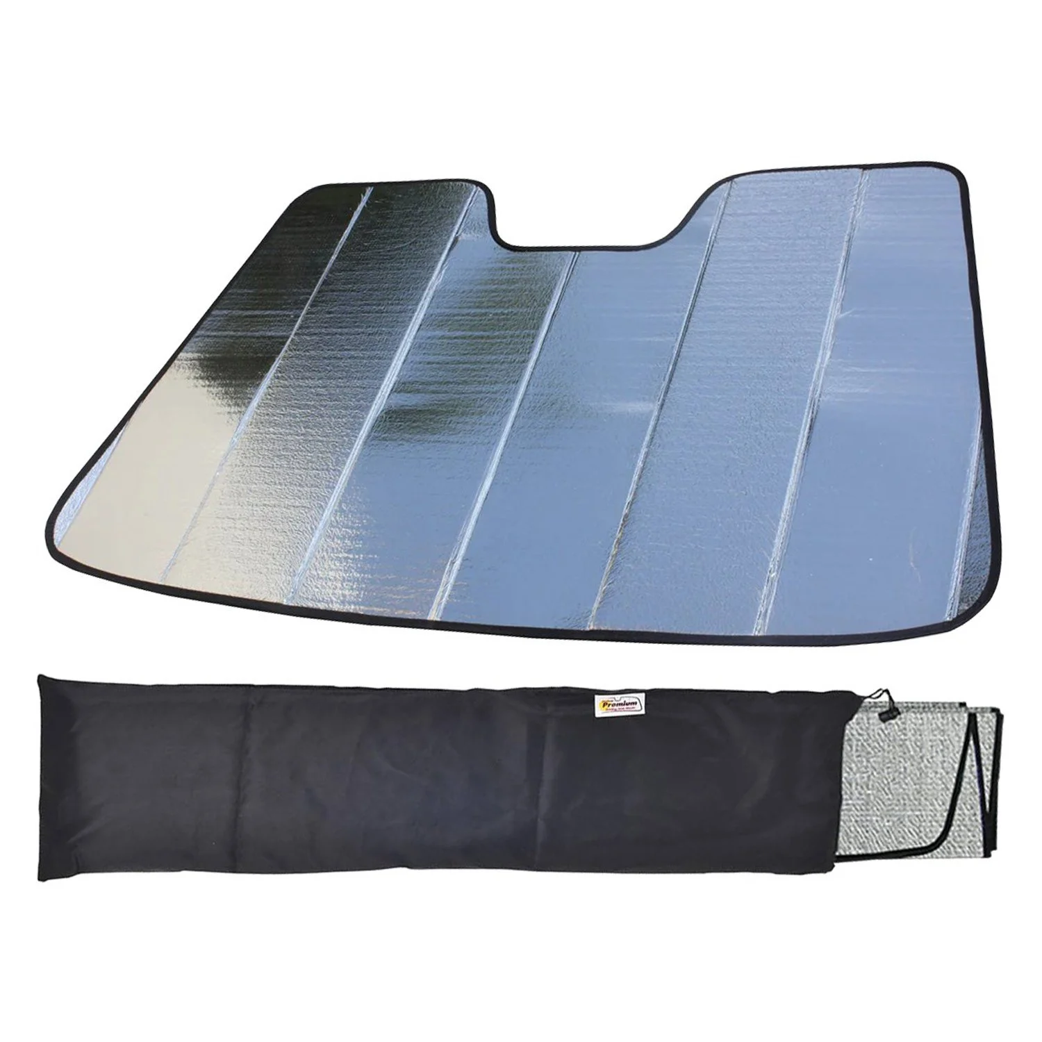 Intro-Tech Custom Premium Fold-Up Sunshade for Rivian R1T, 2021-2025