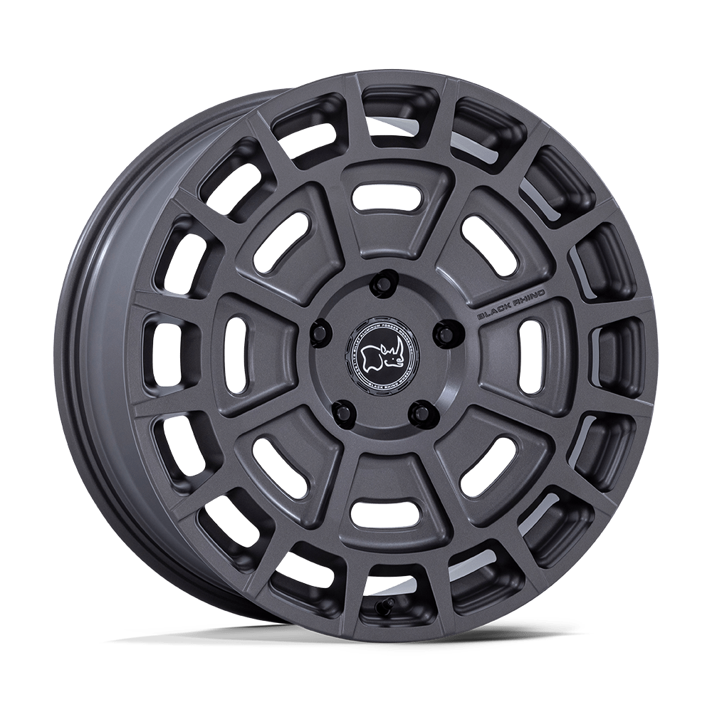 Black Rhino Voltaic Matte Gunmetal Wheels, Front & Rear for Rivian R1T, R1S