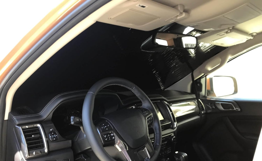 Sun Shade, Heatshield Custom-Fit Gold Series for Rivian R1S, 2022-2025