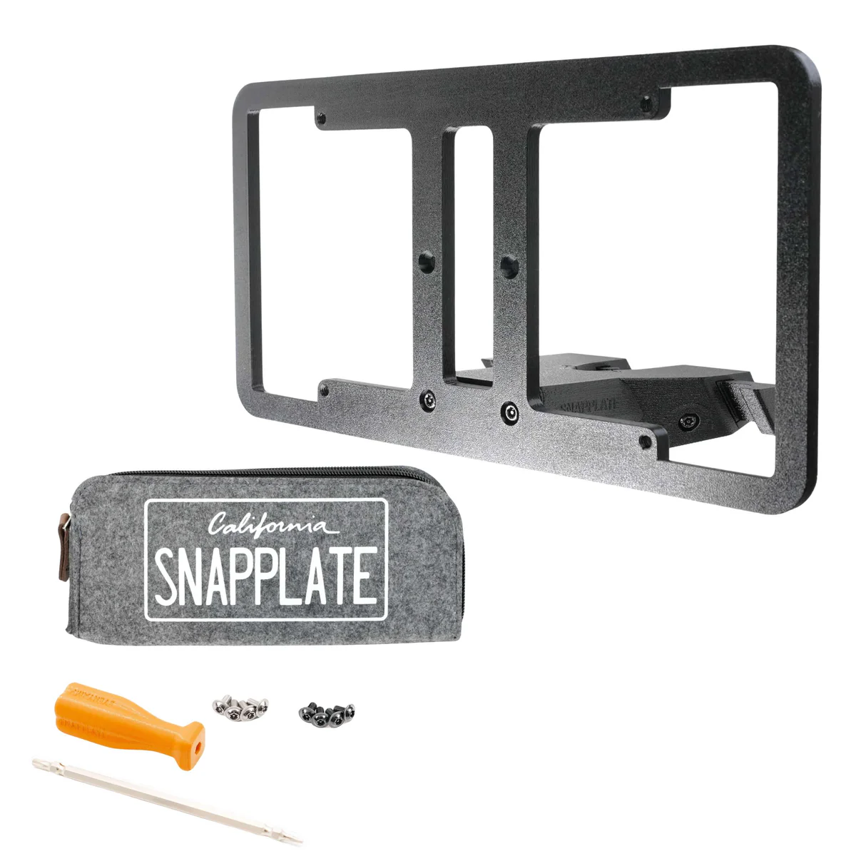 SNAPPLATE Front License Plate Mount, Removable for Rivian R2, 2026