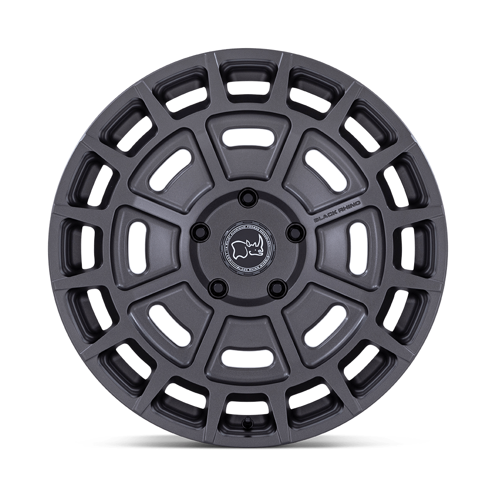 Black Rhino Voltaic Matte Gunmetal Wheels, Front & Rear for Rivian R1T, R1S