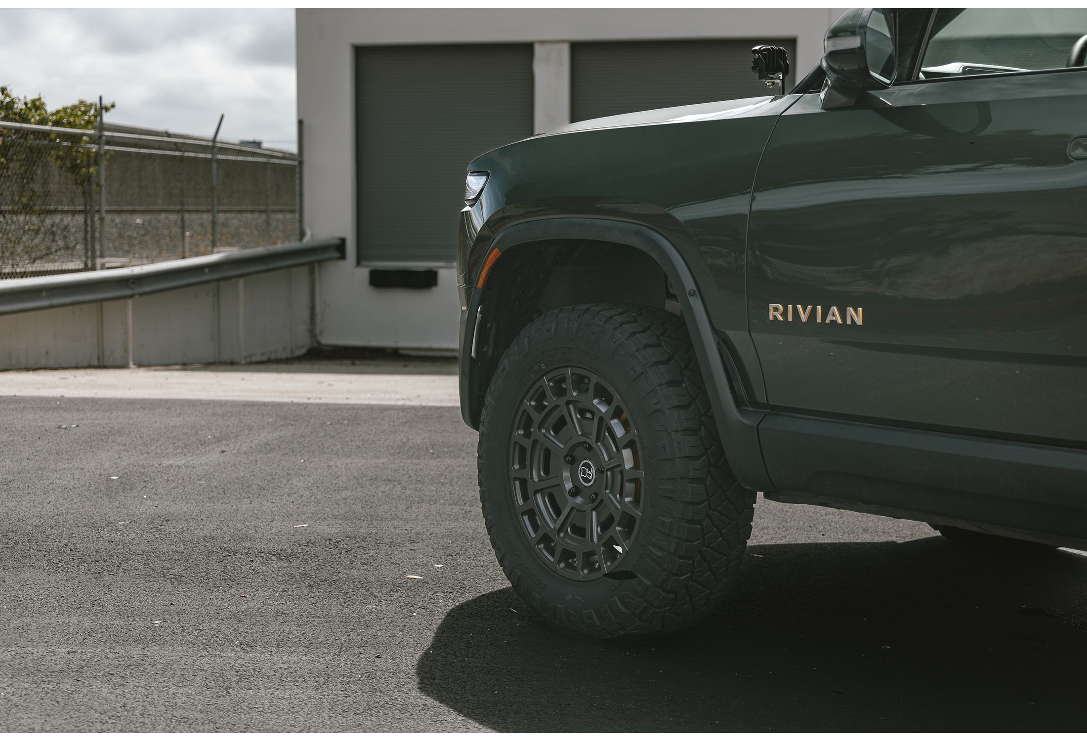 Black Rhino Voltaic Matte Gunmetal Wheels, Front & Rear for Rivian R1T, R1S