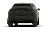 Mustang Mach-E Mud Flap Set, Rally Armor Metallic Black Logo, 2021-2023