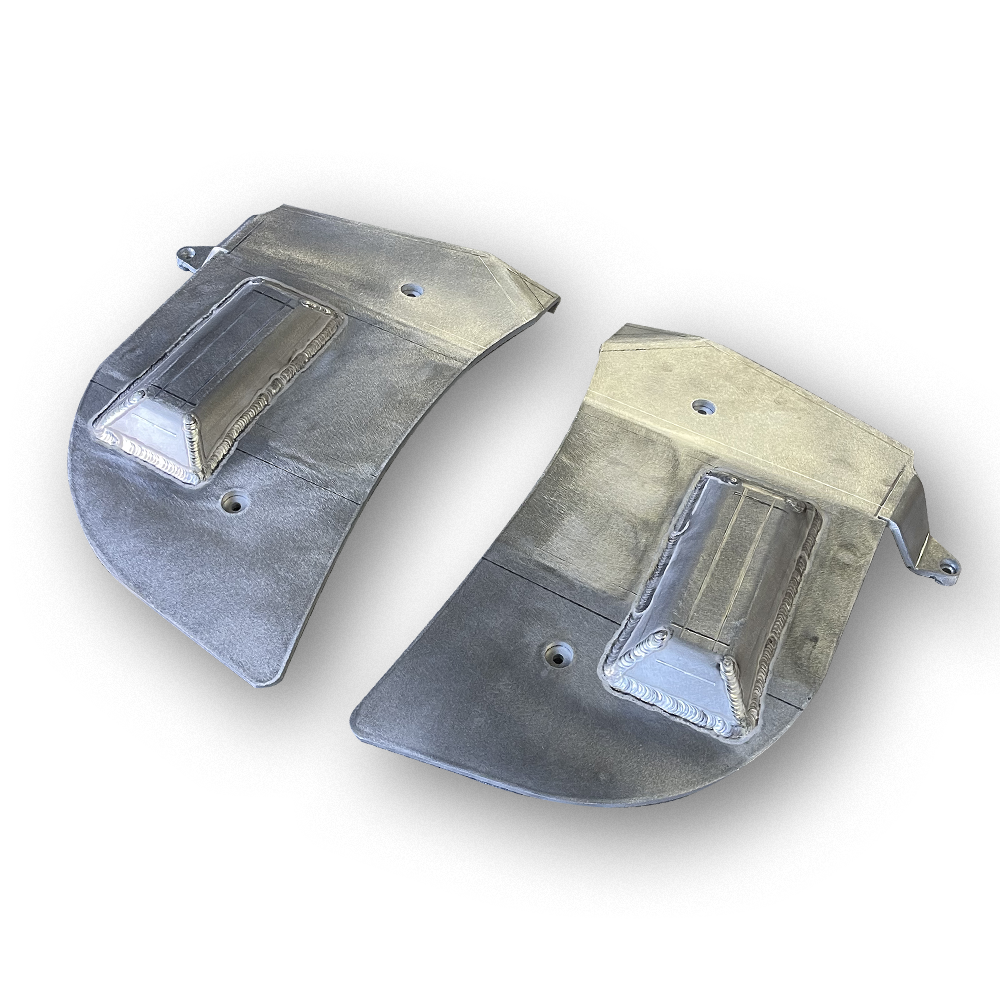 Tesla Cybertruck Rear Control Arm Skid Plates, 2024-2025