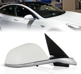 Tesla Model 3 Outside Mirror Assembly Right Side, White, 2017-2020