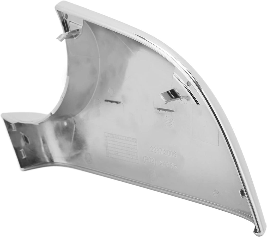 Tesla Model 3 Outside Mirror Lower Cover Cap, Silver Chrome, Right, 2017-2020