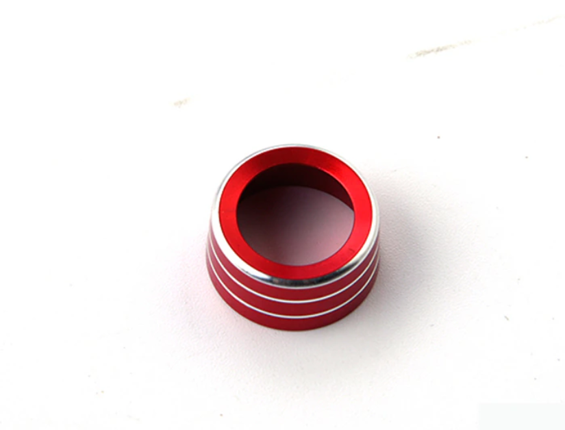 Smart Car Fortwo 453 Rearview Mirror Adjuster Button Trim Ring, Red or Black