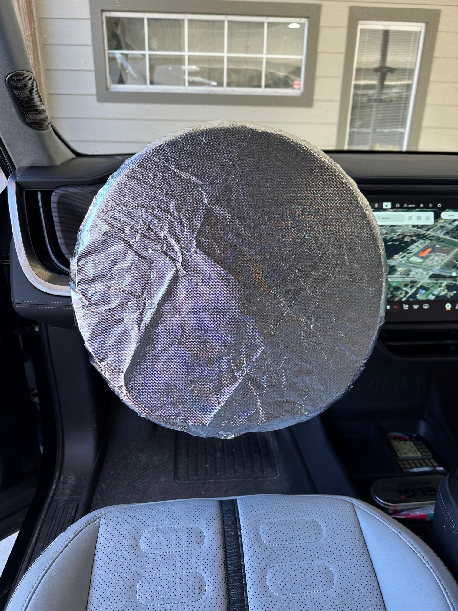Steering Wheel Sunshade Cover for Rivian