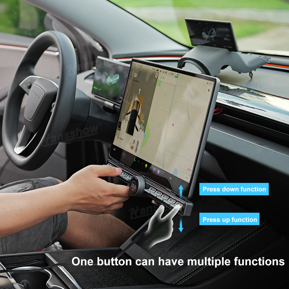 Tesla Model 3, Y Center Console Physical Control Button Multiple Functions, 2020-2025