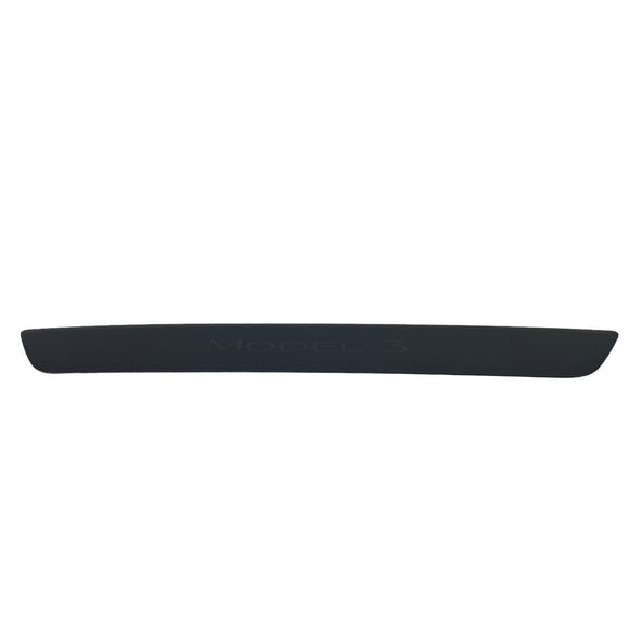 Tesla Model 3 Front Door Sill Plate Trim Panel, Black, 2017-2023