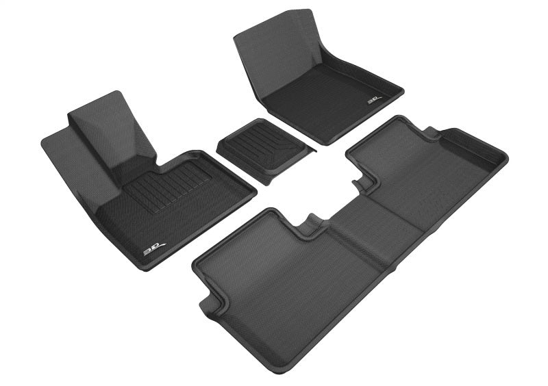 BMW I3 3D MAXpider  Kagu Black Full Set , Front & Rear, 2014-2021