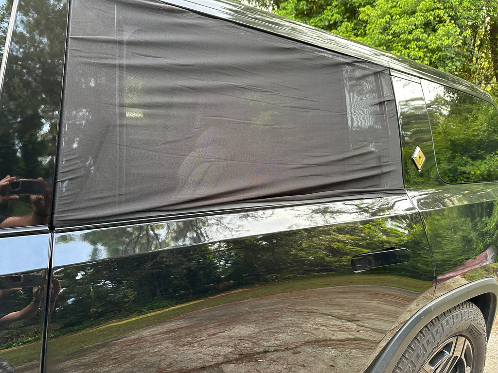Rear Window Screen Shades for Camping or Privacy, for Rivian R1S