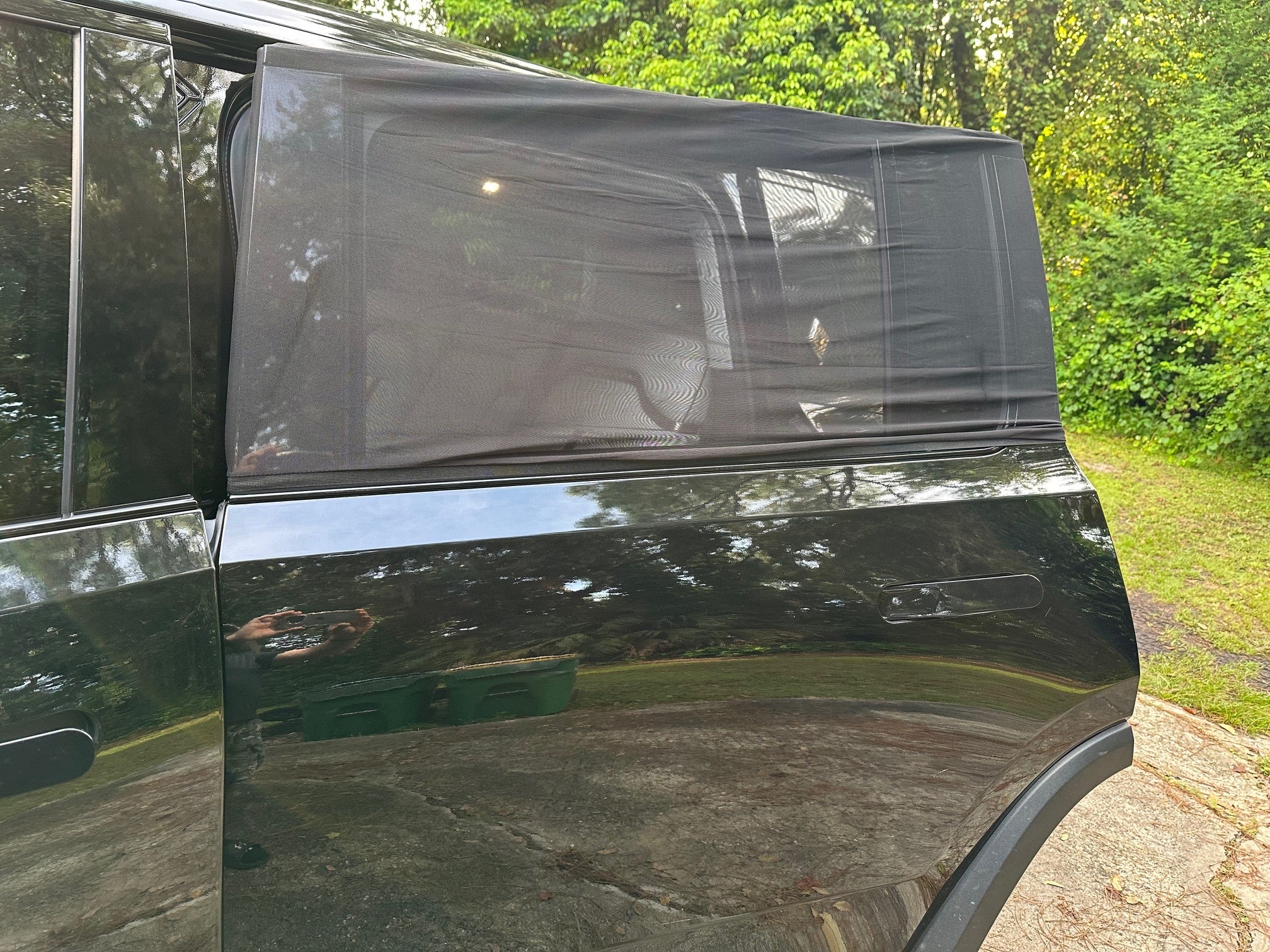 Rear Window Screen Shades for Camping or Privacy, for Rivian R1S