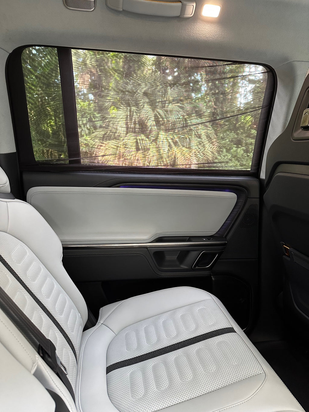 Rear Window Screen Shades for Camping or Privacy, for Rivian R1S