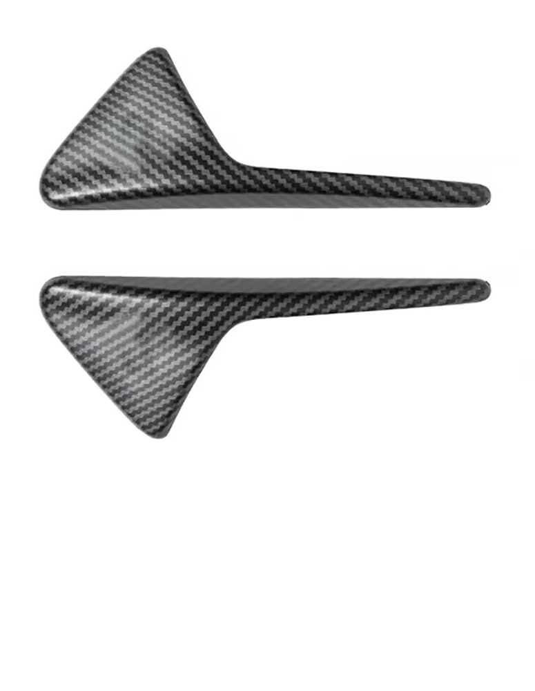 Tesla Model 3 Highland Matte Carbon Fiber Turn Signal Side Fender Camera Vent Cover Trim, 2024-2026