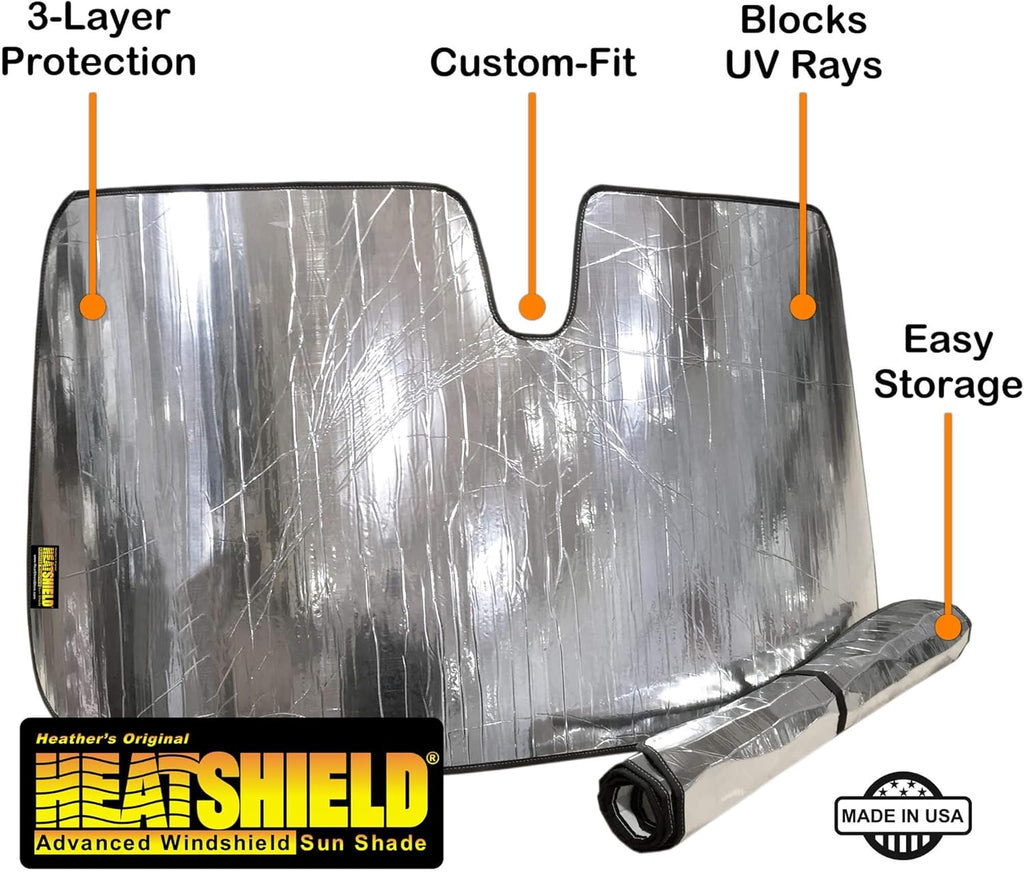 Sun Shade, Heatshield Custom-Fit Silver Series for Rivian R1T, 2022-2025