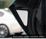 Tesla Model 3 Door Reflective Warning Stickers, Silver, 2017-2024