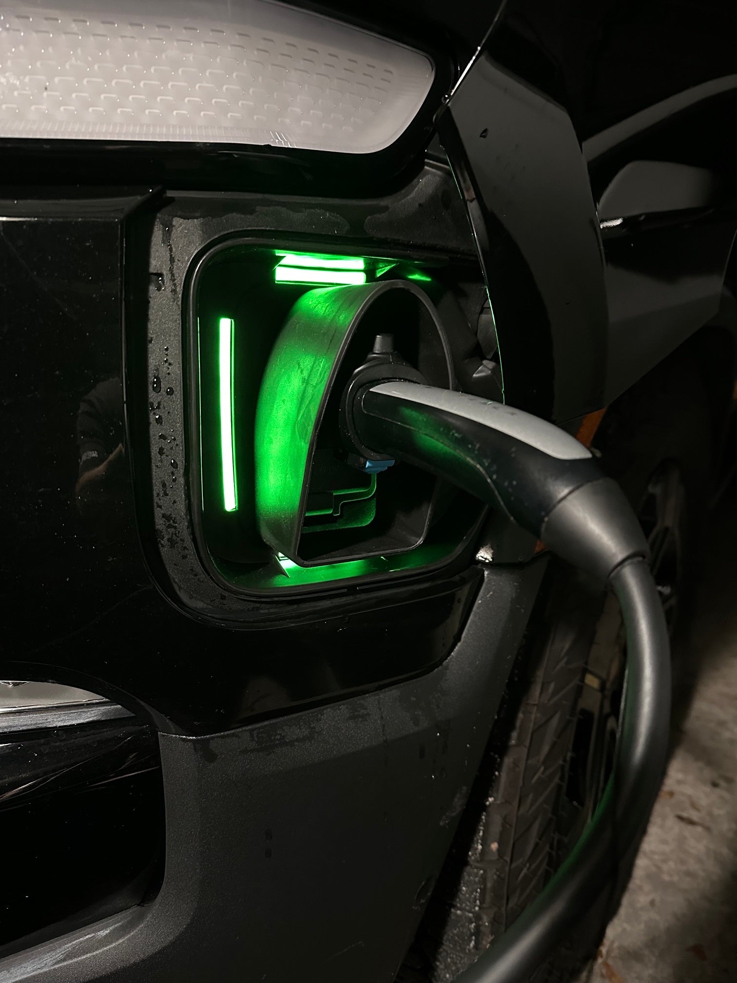 Charging Port Weather Protection, TPE Charger Cover for Rivian R1T, R1S