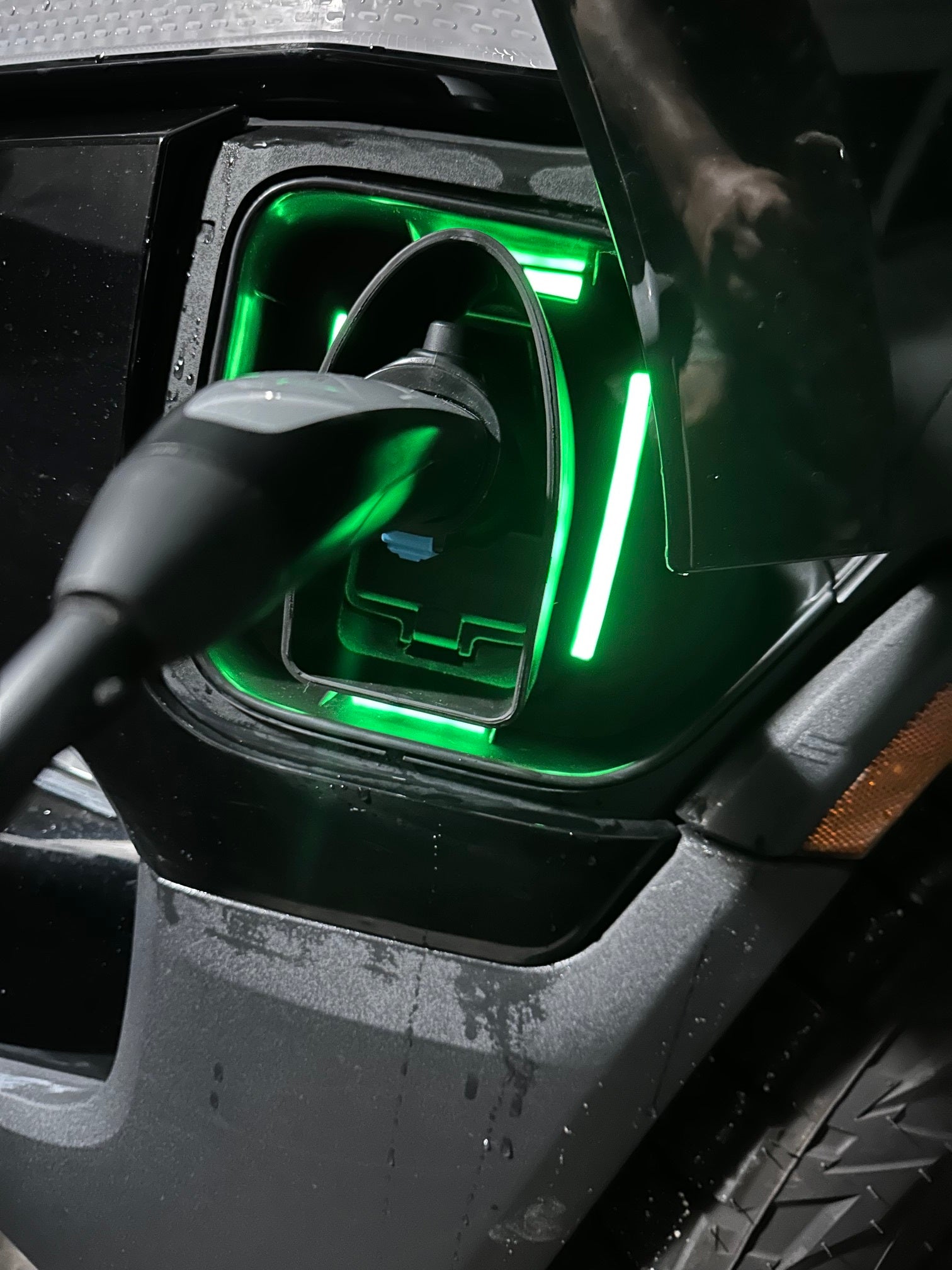 Charging Port Weather Protection, TPE Charger Cover for Rivian R1T, R1S